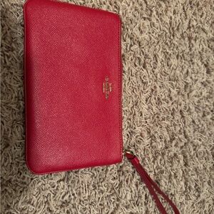 Coach Red Wristlet